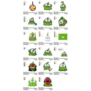 Collection 17 Cut the Rope Embroidery Designs